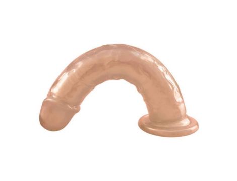 Dildo żelowe perłowe Pearl różowe 20 cm - 3