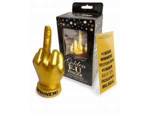 Golden F-U Finger Trophy
