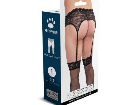 Koronkowy komplet pasów do pończoch Prowler large - 3