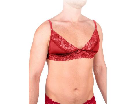 Pas do pończoch Prowler Red Lace koronka Small - 2