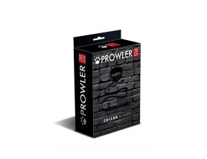 Zestaw obroża i smycz Prowler RED ekoskóra regulowana