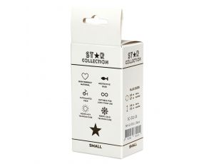 Silikonowy korek analny Star Collection S jasnoniebieski 7 cm