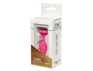 Korek analny silikonowy Star Collection S różowy 7 cm