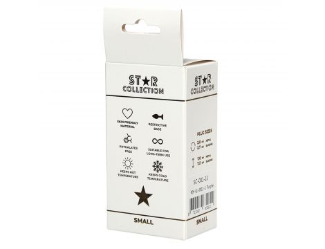 Korek Analny Star Collection Fioletowy S z Błękitnym Kamieniem - 2