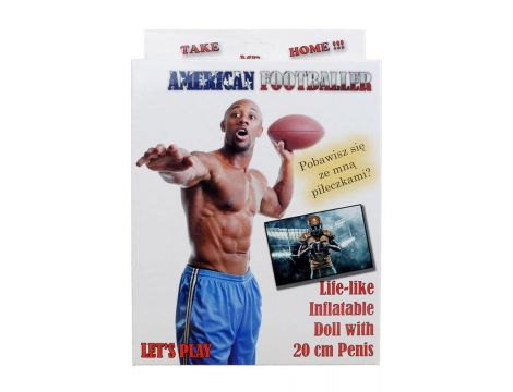 Lalka- American Footballer Male Doll - 3