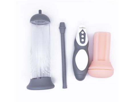 Pompka elektryczna silikonowa B Series Power z wibracjami 20 cm