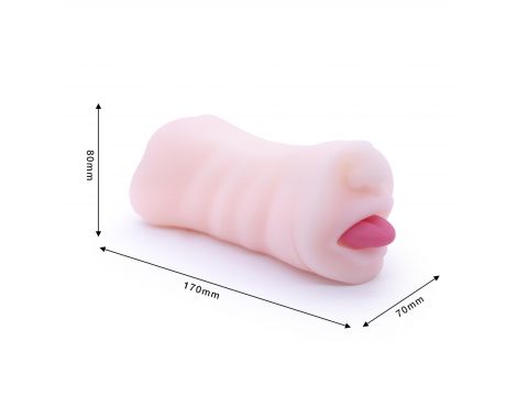 Masturbator 2w1 usta pochwa B Series Power wodoodporny - 4