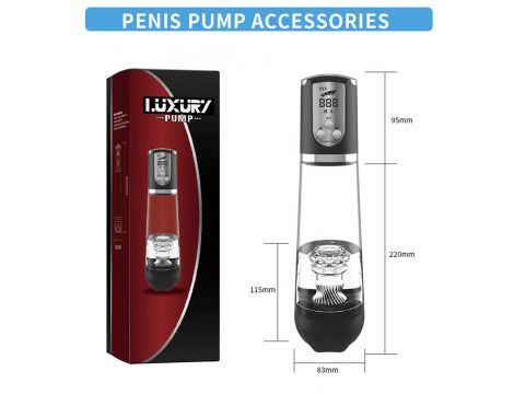 Wodoodporna automatyczna pompka masturbacyjna ładowalna B Series Power - 8