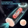 Masturbator LUXURY 04 z wibracjami i ssaniem USB 27 cm - 11