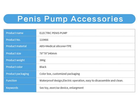 Pompka automatyczna Passion Pump wodoodporna LCD ładowalna 21 cm - 10