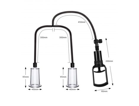 Zestaw pompek silikonowych Passion Female Pumps Set B Series Power - 7