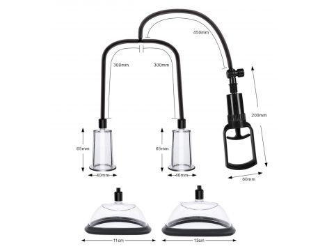 Zestaw pompek silikonowych Passion Female Pumps Set B Series Power - 4