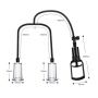 Zestaw pompek silikonowych Passion Female Pumps Set B Series Power - 8