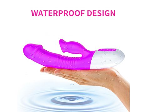 Wibrator-Silicon, Vibrator 7 Function and Heating Mode, Purple