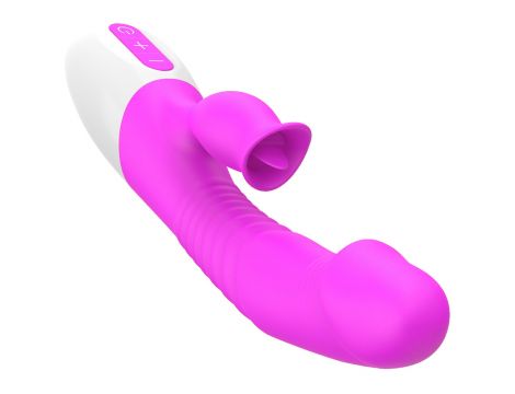 Wibrator-Silicon, Vibrator 7 Function and Heating Mode, Purple - 12