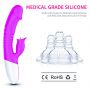 Wibrator-Silicon, Vibrator 7 Function and Heating Mode, Purple - 7