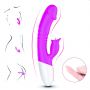 Wibrator-Silicon, Vibrator 7 Function and Heating Mode, Purple - 3