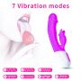 Wibrator-Silicon, Vibrator 7 Function and Heating Mode, Purple - 5