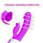 Wibrator-Silicon, Vibrator 7 Function and Heating Mode, Purple - 12