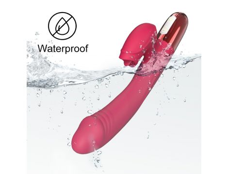 Wibrator-Silicone Vibrator USB, 10 vibration modes, Heating - 7