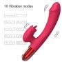Wibrator-Silicone Vibrator USB, 10 vibration modes, Heating - 4