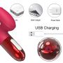Wibrator-Silicone Vibrator USB, 10 vibration modes, Heating - 9
