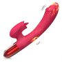 Wibrator-Silicone Vibrator USB, 10 vibration modes, Heating - 11