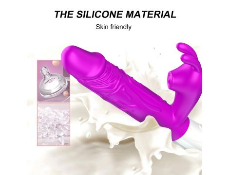 Wibrator-Silicone, Vibrator USB, 7 vibration modes, Heating - 5