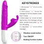 Wibrator-Silicone, Vibrator USB, 7 vibration modes, Heating - 7