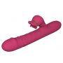 Silicone Vibrator - 7 rotating functions and 7 licking functions - 7