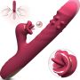 Silicone Vibrator - 7 rotating functions and 7 licking functions - 4