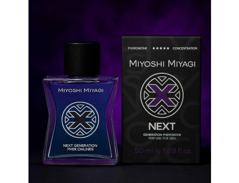 Perfumy męskie z feromonami Miyoshi Miyagi Next X 50 ml - 5