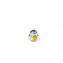 Biżuteria analna stalowa LED disco MyLove Toys 7 cm - 5