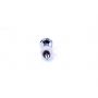 Biżuteria analna stalowa LED disco MyLove Toys 7 cm - 8