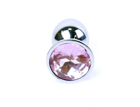 Srebrny korek analny Rose MyLove Toys 7 cm - 2