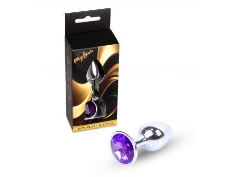 MyLove Toys - Jewellery Silver PLUG- Purple - 2
