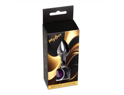 MyLove Toys - Jewellery Silver PLUG- Purple - 3