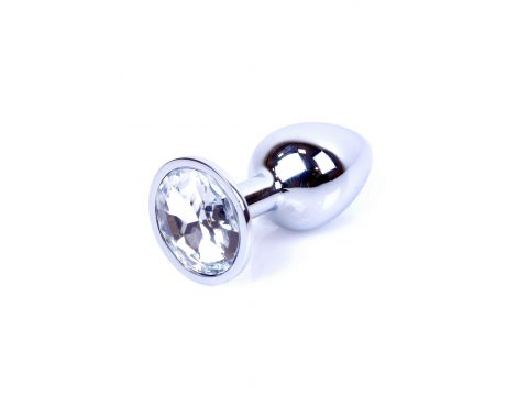 Srebrna biżuteria analna z kryształem HeavyFun 7 cm - 4