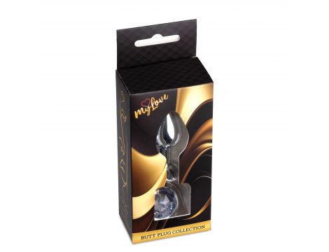 MyLove Toys - Jewellery Silver PLUG- Clear - 2