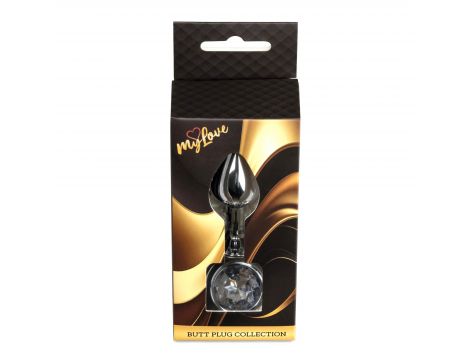 MyLove Toys - Jewellery Silver PLUG- Clear - 4
