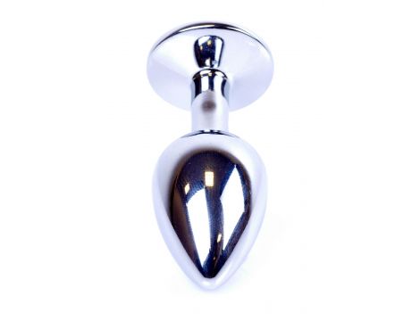Biżuteria analna srebrna MyLove Toys jasnoniebieska 7 cm - 9