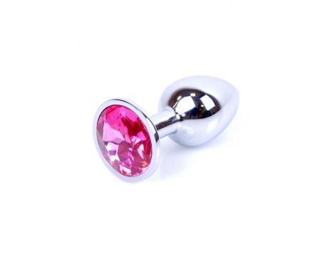 Biżuteria analna srebrna MyLove Toys różowa 7 cm - 4