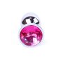 Biżuteria analna srebrna MyLove Toys różowa 7 cm - 4