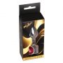Biżuteria analna srebrna MyLove Toys czerwony diamencik 7 cm - 4