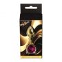 Stalowy korek analny z diamentem MyLove Toys różowy 7 cm - 2