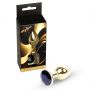 Biżuteria analna stalowa MyLove Toys czarny diament 7 cm - 4