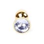 Biżuteria analna złota z diamencikiem MyLove Toys 7 cm - 6