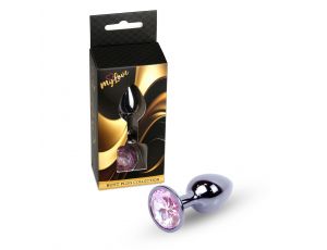 Biżuteria analna srebrna z diamentem MyLove Toys 7 cm