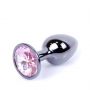 Biżuteria analna srebrna z diamentem MyLove Toys 7 cm - 9