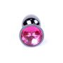 Biżuteria analna MyLove Toys ciemnosrebrna różowa - 6